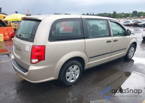 2013 Dodge Grand Caravan American Value Pkg from USA, damaged, VIN 2C4RDGBG2DR507962